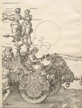 Albrecht Dürer, The Great Triumphal Chariot, 1522. Sterling and Francine Clark Art Institute.