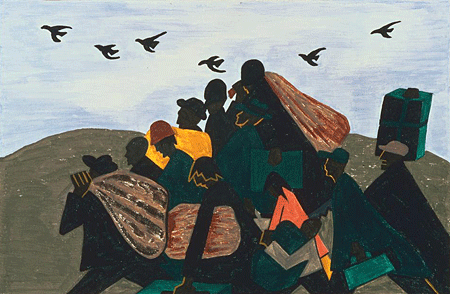 Jacob Lawrence | The Migration of the Negro Panel no. 3 | 1940 – 1941 |Image and original data provided by The Museum of Modern Art. © 2008 Estate of Gwendolyn Knight Lawrence / Artists Rights Society (ARS), New York 