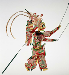 Chinese | Shadow puppet | late 19th-early 20th century | Seattle Art Museum