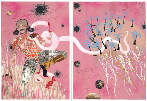 Wangechi Mutu, Yo Mama, 2003. Courtesy of the artist and Susanne Vielmetter Los Angeles Projects