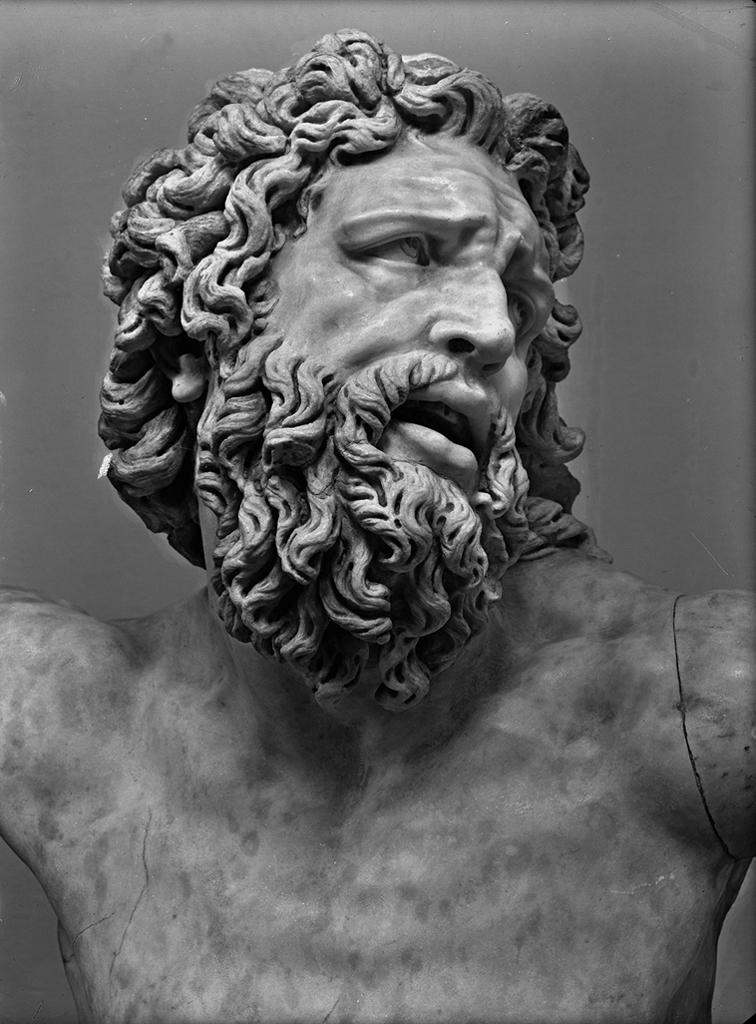 Head of Laocoon, c. 100. Foto Reali Archive, National Gallery of Art, Department of Image Collections.