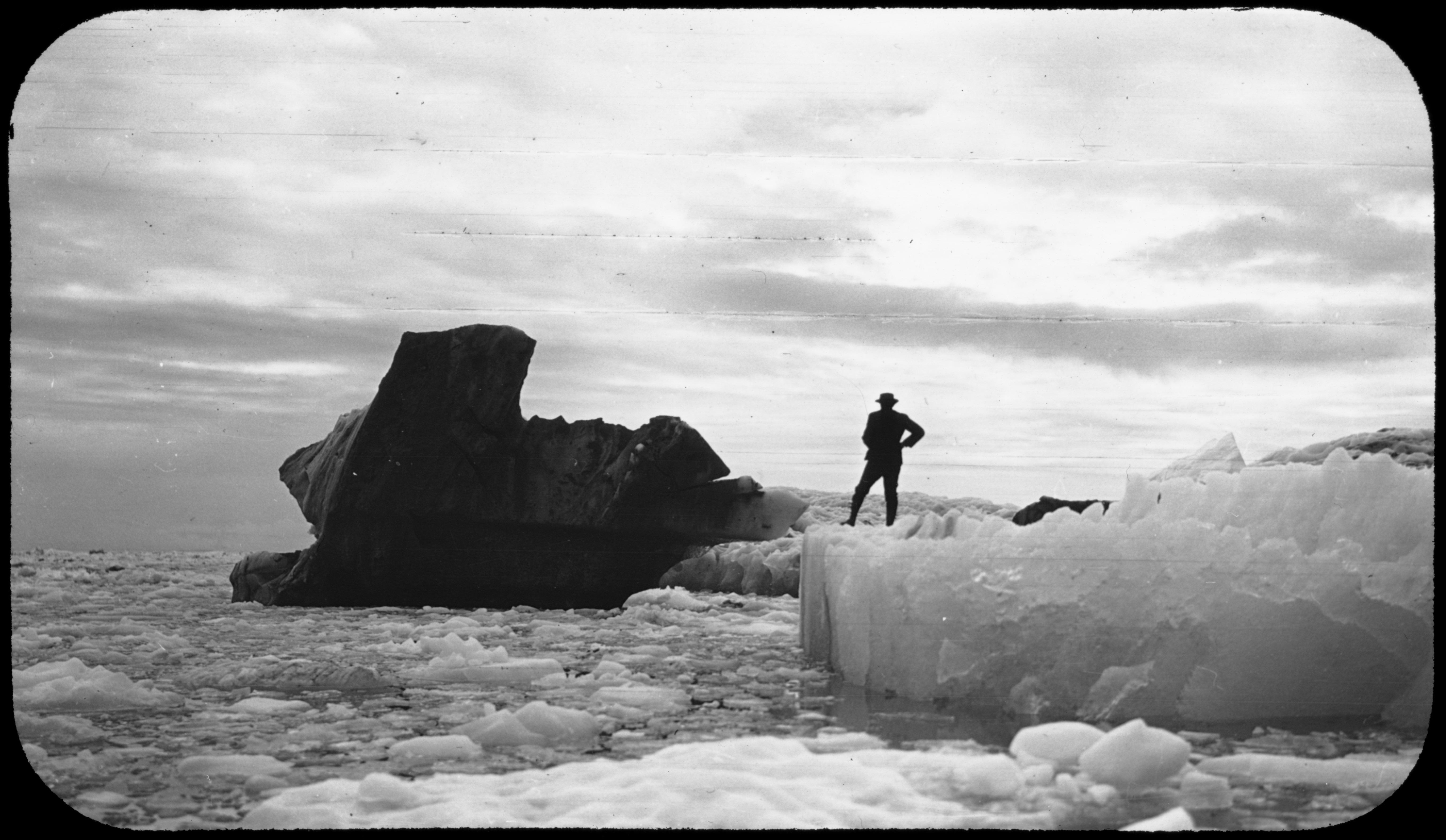 Black iceberg. 1909. Image provided by Cornell University.