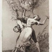 Francisco de Goya y Lucientes, Can't anyone untie us? (¿No hay quien nos desate?); Plate 75 from the series "Los Caprichos", Museum of Fine Arts, Boston. Image and data from the Museum of Fine Arts, Boston
