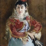 Édouard Manet, Portrait of Émilie Ambre as Carmen, c. 1879. Image and data from the Philadelphia Museum of Art