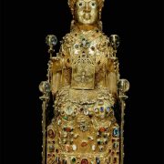 Carolingian, Reliquary of Sainte-Foy; from Conques, ca. 1000, Sainte-Foy de Conques. Image and original data provided by Erich Lessing Culture and Fine Arts Archives/ART RESOURCE, N.Y.; artres.com