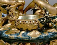 Benvenuto Cellini; Saliera (salt cellar), detail; 1540-1543; Kunsthistorisches Museum Wien. Image and original data provided by Erich Lessing Culture and Fine Arts Archives/ART RESOURCE, N.Y.; artres.com