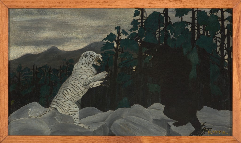 Horace Pippin. The Blue Tiger, 1933