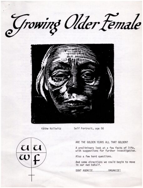 "Growing Older Female," undated pamphlet, Unitarian Universalist Women's Federation