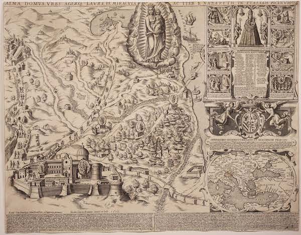 Giacomo Lauro, Alma Domus, Urbs, Agerq[ue] Laureti, Miracula, ac iter e Nazareth in Italiam Picenumq[ue], 1608